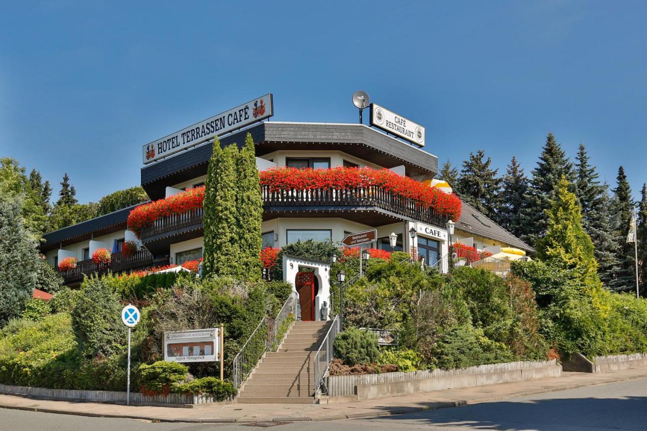 Themen Hotel Terrassen Cafe Bad Münder am Deister エクステリア 写真